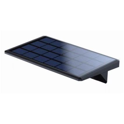 LED-Solarwandleuchte mit Sensor LED/2,6W/5,5V IP65 1800 mAh schwarz