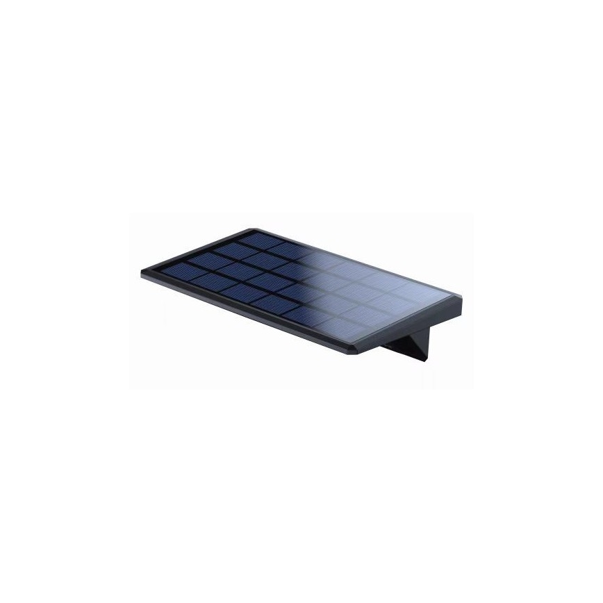 LED-Solarwandleuchte mit Sensor LED/2,6W/5,5V IP65 1800 mAh schwarz