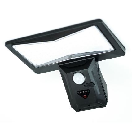 LED-Solarwandleuchte mit Sensor LED/2,6W/5,5V IP65 1800 mAh schwarz