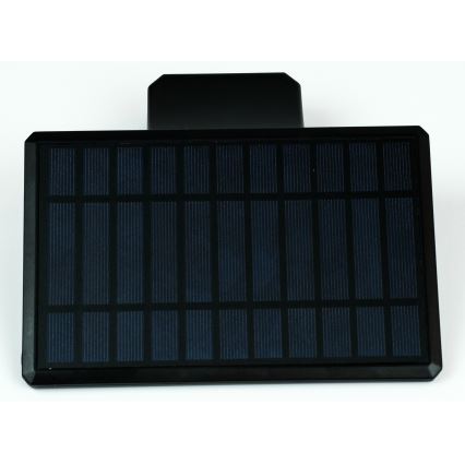 LED-Solarwandleuchte mit Sensor LED/2,6W/5,5V IP65 1800 mAh schwarz
