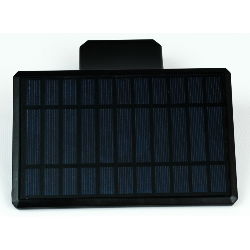 LED-Solarwandleuchte mit Sensor LED/2,6W/5,5V IP65 1800 mAh schwarz