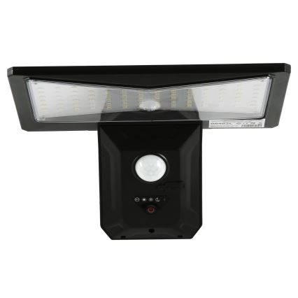 LED-Solarwandleuchte mit Sensor LED/2,6W/5,5V IP65 1800 mAh schwarz
