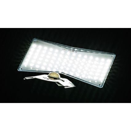 LED-Solarwandleuchte mit Sensor LED/2,6W/5,5V IP65 1800 mAh schwarz