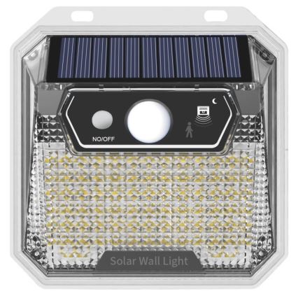 LED-Solarwandleuchte mit Sensor LED/3W/5,5V IP65 1200 mAh