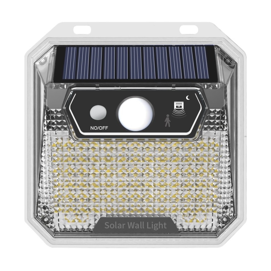 LED-Solarwandleuchte mit Sensor LED/3W/5,5V IP65 1200 mAh