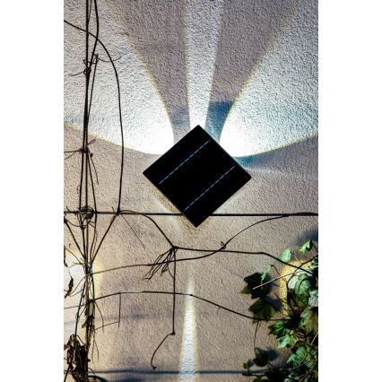 LED-Solarwandleuchte mit Sensor LED/2W/5V IP54 1300 mAh