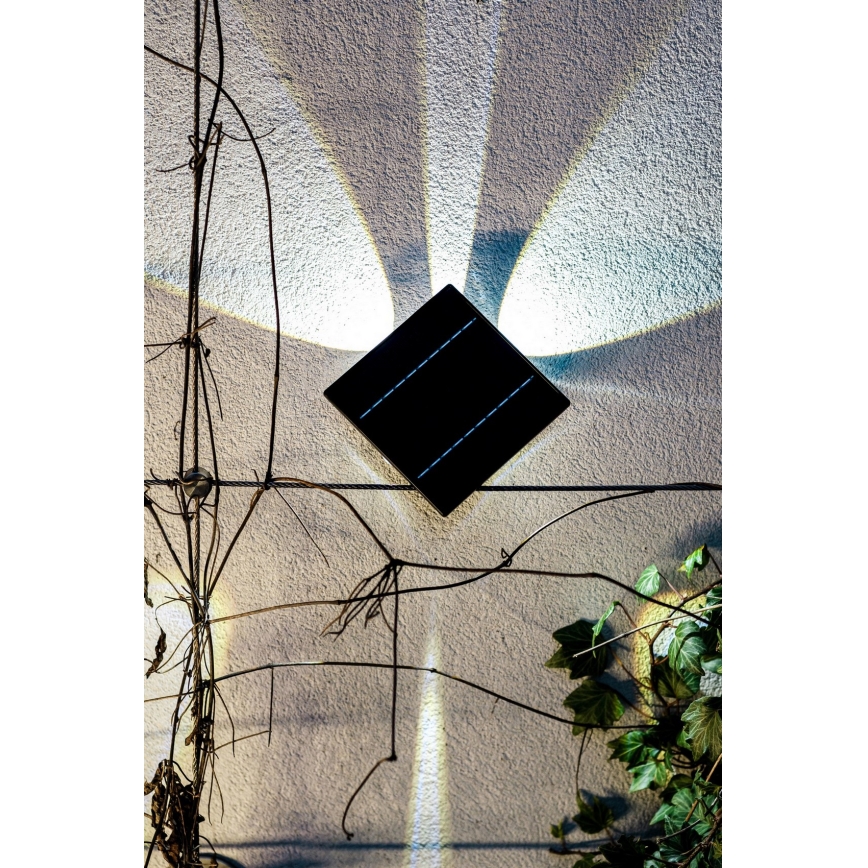 LED-Solarwandleuchte mit Sensor LED/2W/5V IP54 1300 mAh