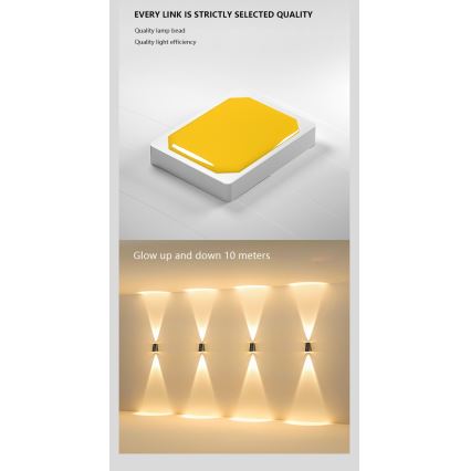 LED Solar-Wandleuchte mit Sensor LED/2W/5V IP54 1300 mAh
