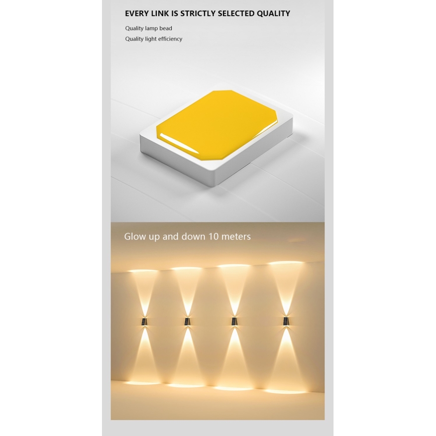 LED Solar-Wandleuchte mit Sensor LED/2W/5V IP54 1300 mAh