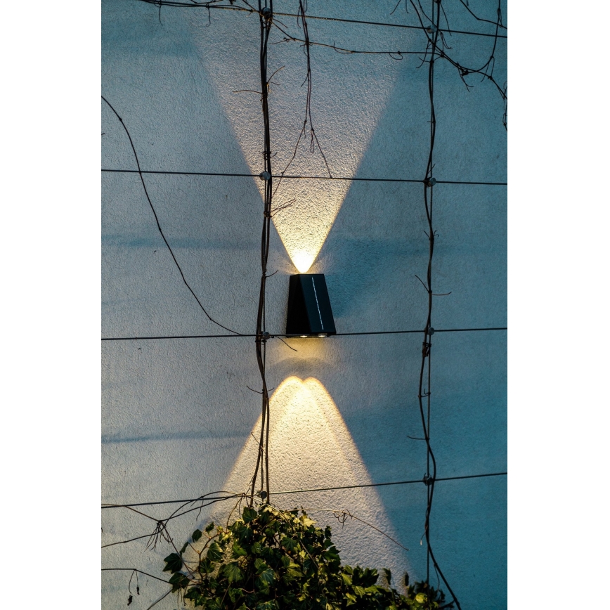 LED Solar-Wandleuchte mit Sensor LED/2W/5V IP54 1300 mAh