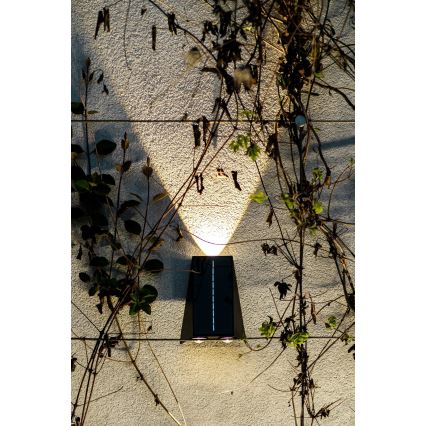 LED Solar-Wandleuchte mit Sensor LED/2W/5V IP54 1300 mAh