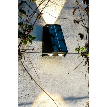 LED Solar-Wandleuchte mit Sensor LED/2W/5V IP54 1300 mAh