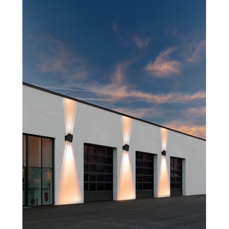 LED-Solarwandleuchte mit Sensor LED/2W/5V IP54 1300 mAh