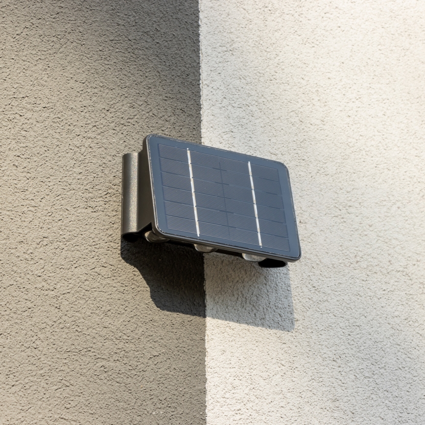 LED-Solarwandleuchte mit Sensor LED/2W/5V IP54 1300 mAh