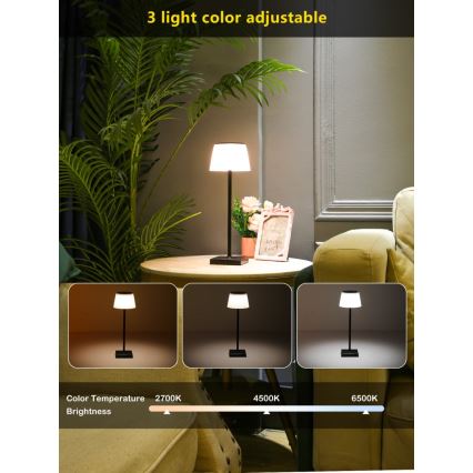 Dimmbare LED-Outdoor-Solarleuchte mit Sensor LED/4W/5V IP44 3600 mAh