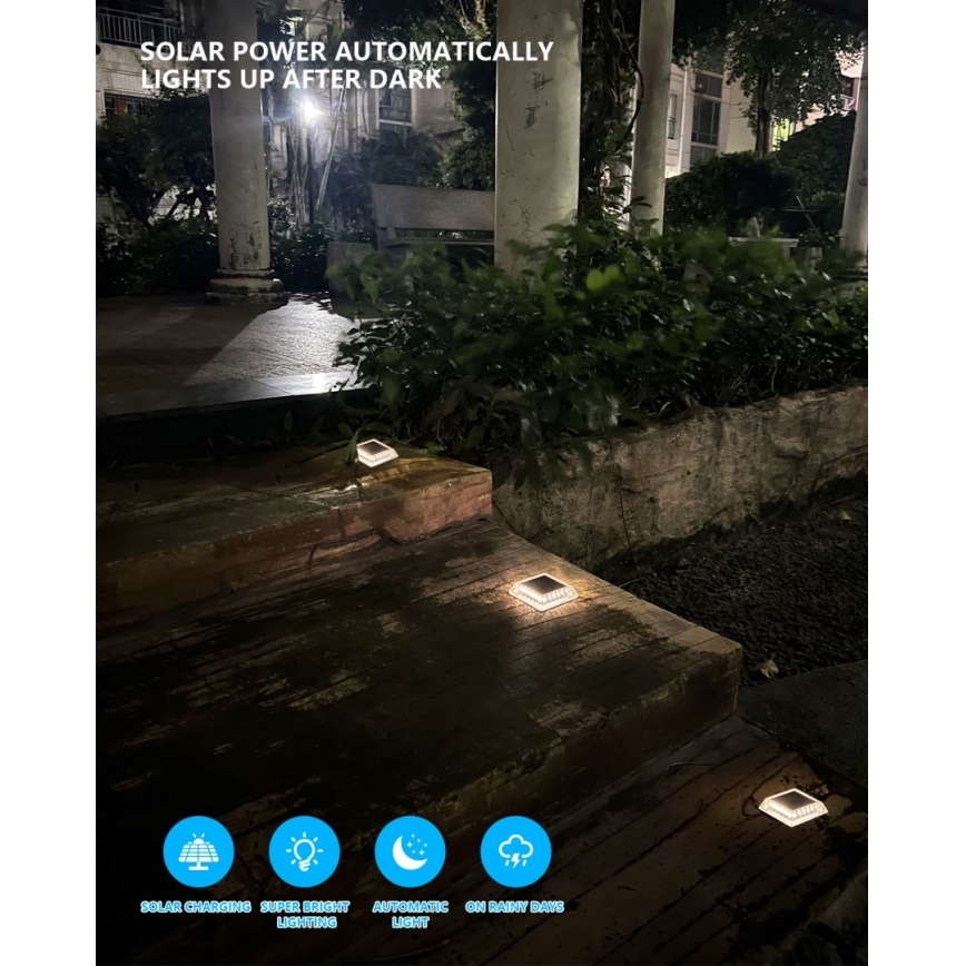 LED-Outdoor-Solarbeleuchtung mit Sensor LED/0,03W/1,2V IP54 800 mAh
