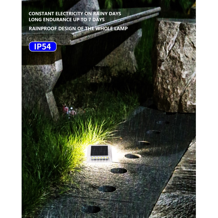 LED-Outdoor-Solarbeleuchtung mit Sensor LED/0,03W/1,2V IP54 800 mAh