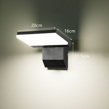 LED-Außenwandleuchte MODERN LED/18W/230V IP65