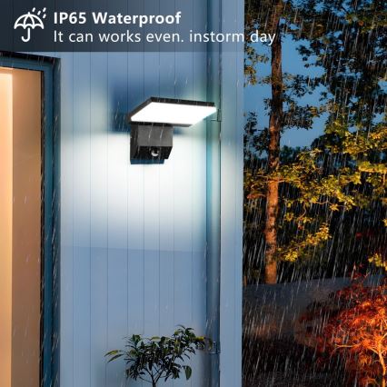 LED-Außenwandleuchte mit Sensor MODERN LED/18W/230V IP65