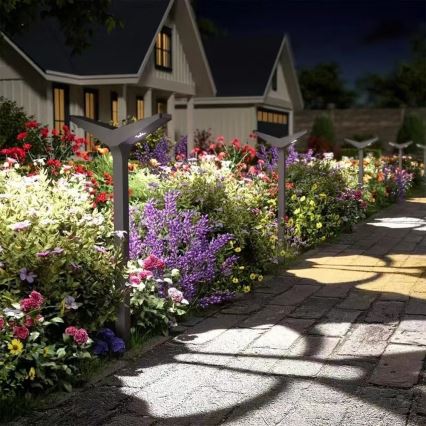 LED-Solarleuchte mit Sensor SUN BUTTERFLY LED/1,5W/3,7V 3000/6000K IP65 1500 mAh