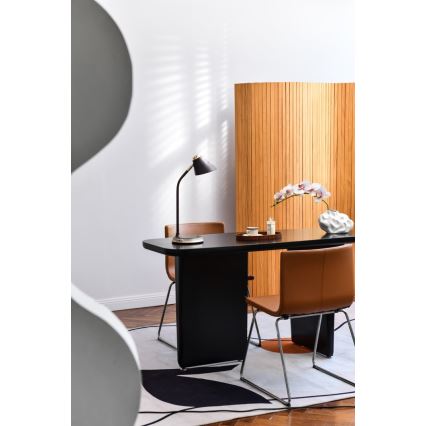 LED dimmbare Tischlampe mit kabelloser Ladefunktion FINCH LED/9W/12/230V grau/glänzender Chrom
