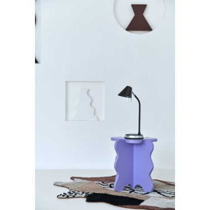 LED dimmbare Tischlampe mit kabelloser Ladefunktion FINCH LED/9W/12/230V grau/glänzender Chrom