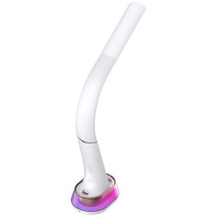 LED RGB dimmbare Tischlampe mit kabelloser Ladefunktion CORELLA LED/7W/12/230V weiß