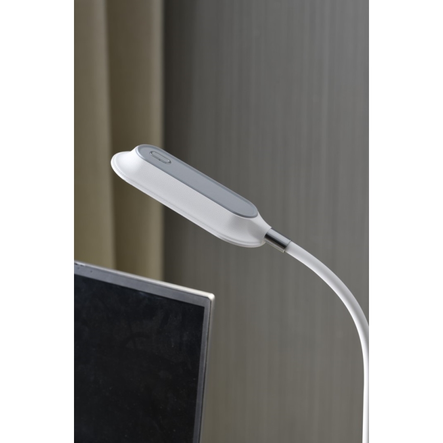 LED+CCT dimmbare Tischlampe mit Clip CLIP LED/7,5W/230V 3000/4200/5000K weiß