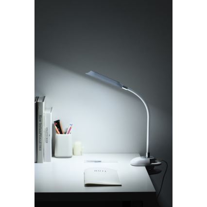 LED+CCT dimmbare Tischlampe mit Clip CLIP LED/7,5W/230V 3000/4200/5000K weiß