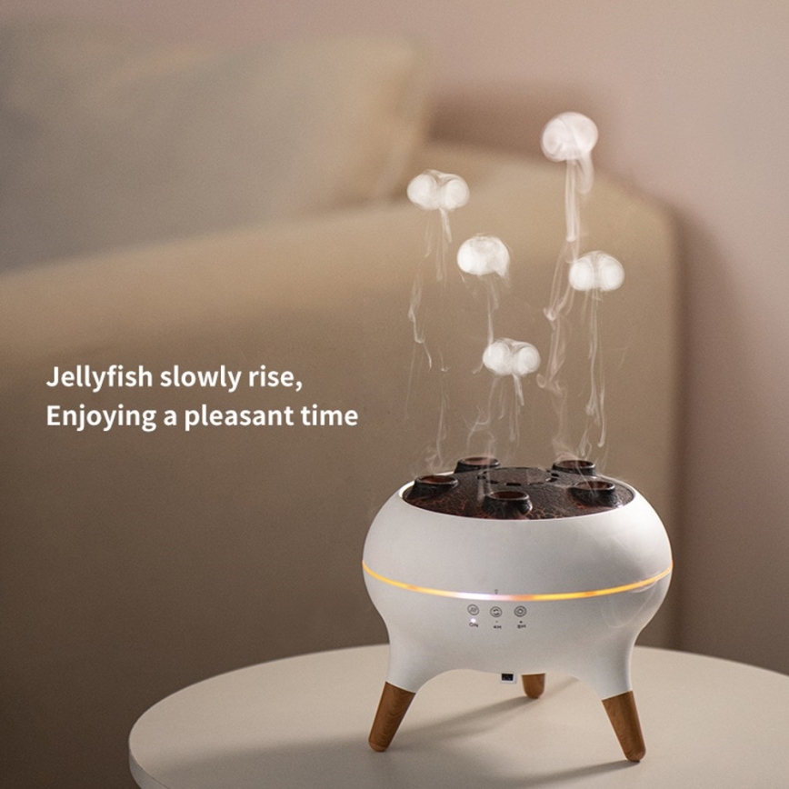 Immax 09104L - Aroma-Diffusor und Luftbefeuchter JELLYFISH LED/11W/5V