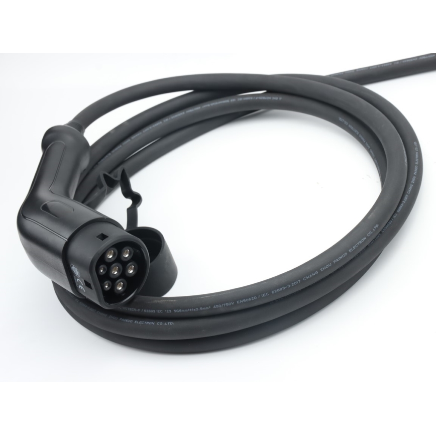 Immax - Tragbare Ladestation für Elektrofahrzeuge AC Typ 2 32A/380V 22kW 5m mit Tasche