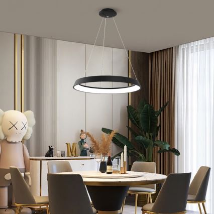 Immax NEO 07080L - LED dimmbarer Seil-Pendelleuchte LIMITADO LED/39W/230V 60 cm Tuya + Fernbedienung