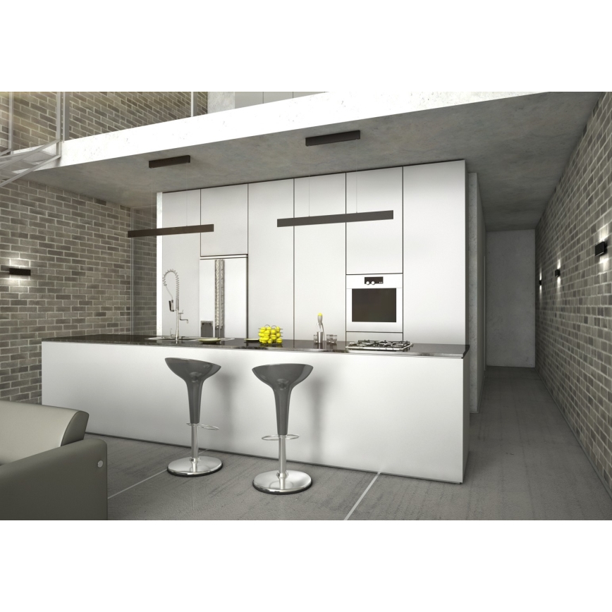 Immax NEO 07086L - LED dimmbares Wandleuchte LISTON LED/8W/230V schwarz Tuya + Fernbedienung