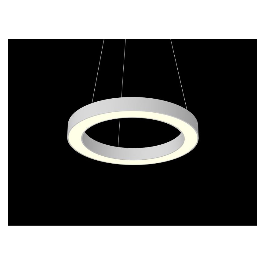 Immax NEO 07091L - LED dimmbarer Seil-Pendelleuchte PASTEL LED/52W/230V 60 cm weiß Tuya + Fernbedienung