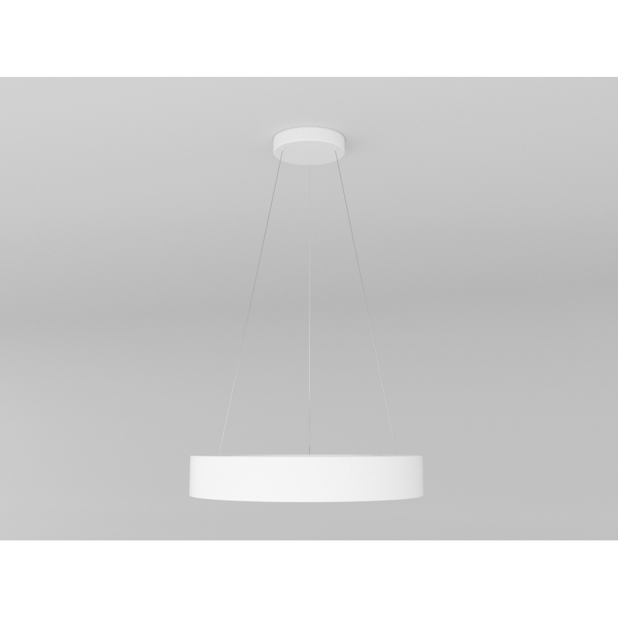 Immax NEO 07091L - LED dimmbarer Seil-Pendelleuchte PASTEL LED/52W/230V 60 cm weiß Tuya + Fernbedienung
