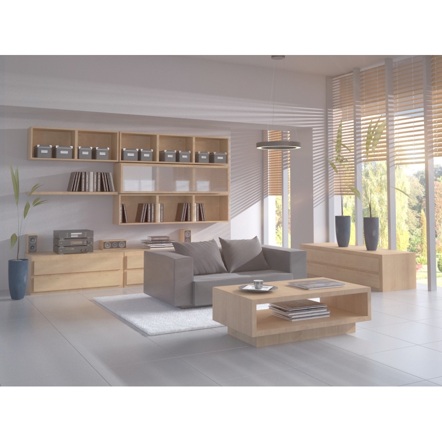 Immax NEO 07091L - LED dimmbarer Seil-Pendelleuchte PASTEL LED/52W/230V 60 cm weiß Tuya + Fernbedienung