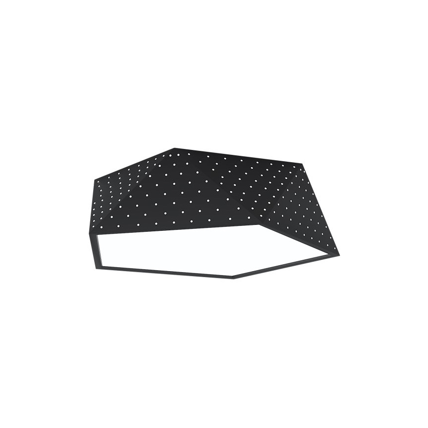 Immax NEO 07151-B40 - LED dimmbare Deckenleuchte BRILIANT LED/20W/230V Wi-Fi Tuya schwarz + Fernbedienung