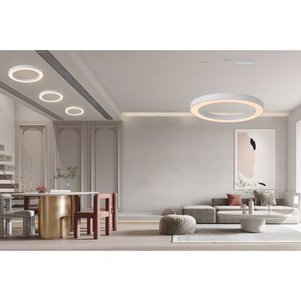 Immax NEO 07213L - Dimmbare LED-Deckenleuchte PASTEL LED/68W/230V 95 cm weiß Tuya + Fernbedienung