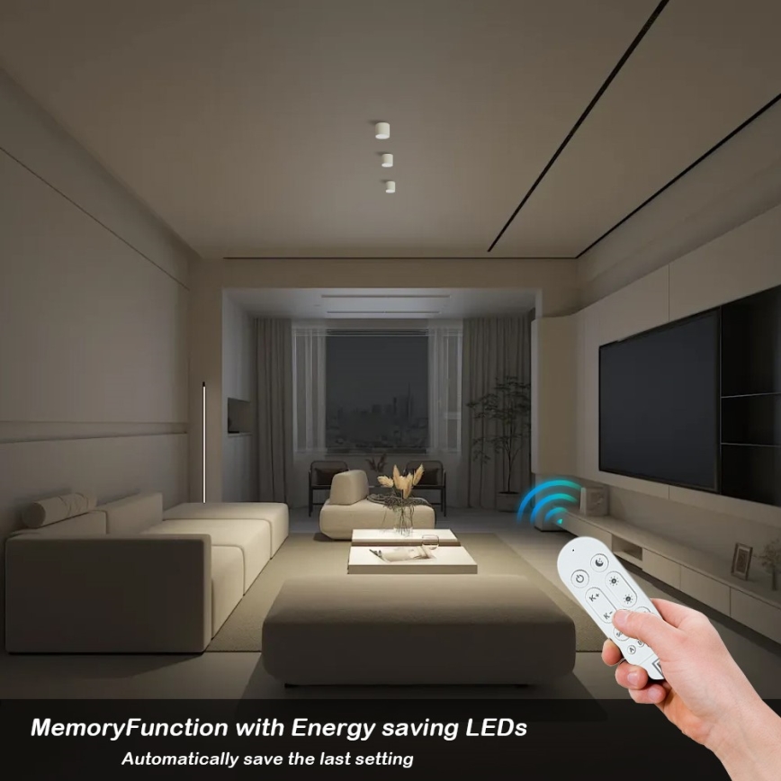 Immax NEO 07241L - LED dimmbares Deckenleuchte RONDATE LED/18W/230V 11,5cm Wi-Fi Tuya