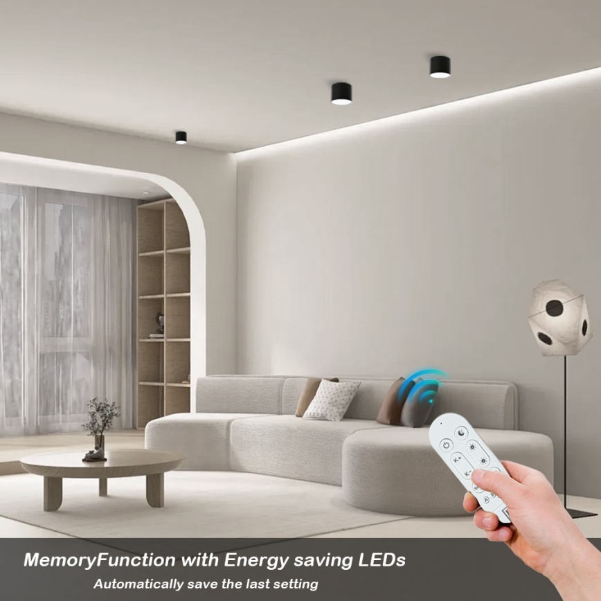 Immax NEO 07242L - LED dimmbares Deckenleuchte RONDATE LED/18W/230V 11,5 cm Wi-Fi Tuya