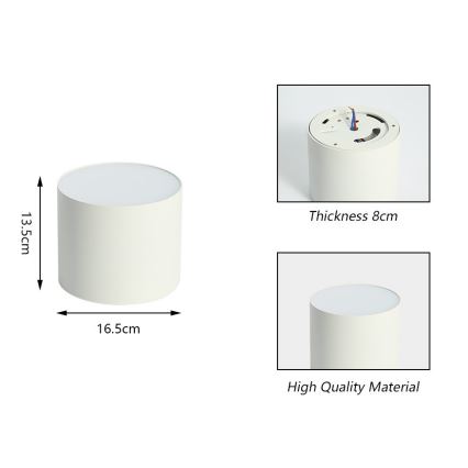 Immax NEO 07243L - LED dimmbares Deckenleuchte RONDATE LED/32W/230V 16,5 cm Wi-Fi Tuya