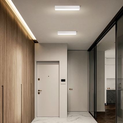 Immax NEO 07257L - LED dimmbares Deckenleuchte NEO LITE LUNGO LED/20W/230V 3000-6000K Wi-Fi Tuya weiß + Fernbedienung