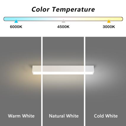 Immax NEO 07257L - LED dimmbares Deckenleuchte NEO LITE LUNGO LED/20W/230V 3000-6000K Wi-Fi Tuya weiß + Fernbedienung