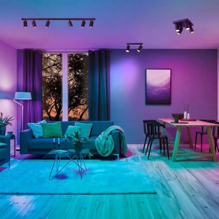 Immax NEO 07262W - LED RGB+CCT dimmbares Einbauleuchte NEO LITE PUNTO 2xGU10/6W/230V Wi-Fi Tuya