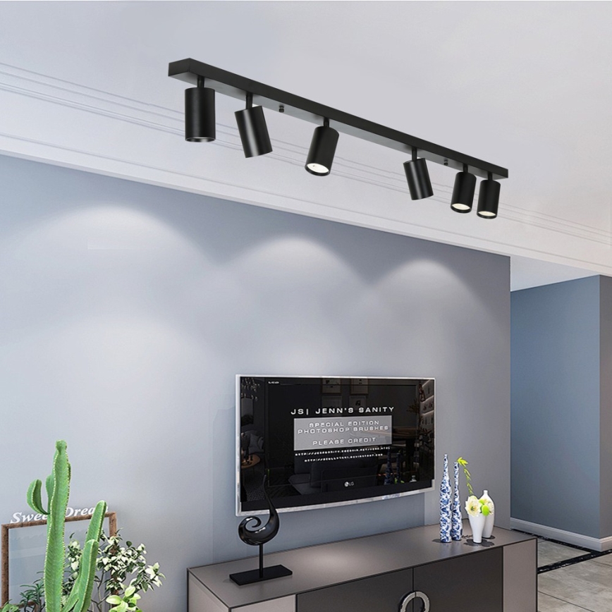 Immax NEO 07268W - LED RGB+CCT dimmbares Einbauleuchte NEO LITE PUNTO 6xGU10/6W/230V Wi-Fi Tuya