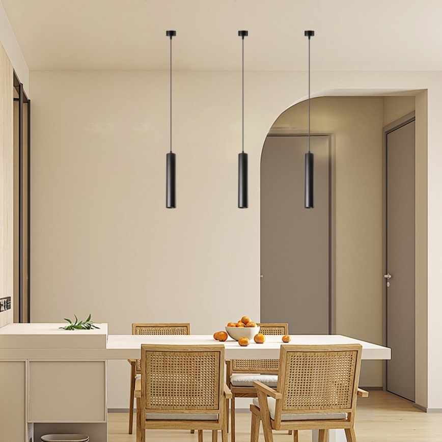 Immax NEO 07270W - LED RGB+CCT dimmbare Pendelleuchte an Seil NEO LITE PUNTO 1xGU10/6W/230V Wi-Fi Tuya