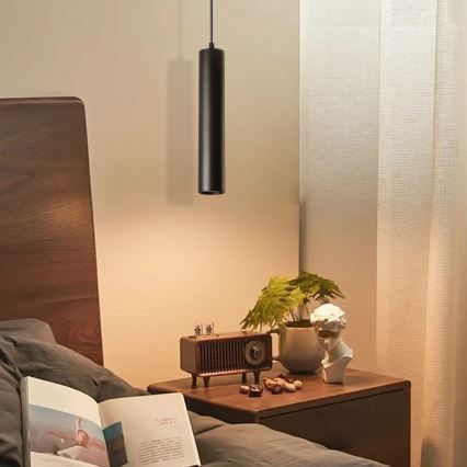 Immax NEO 07271Z - LED RGB+CCT dimmbare Pendelleuchte an Seil NEO PUNTO 1xGU10/4,8W/230V Tuya