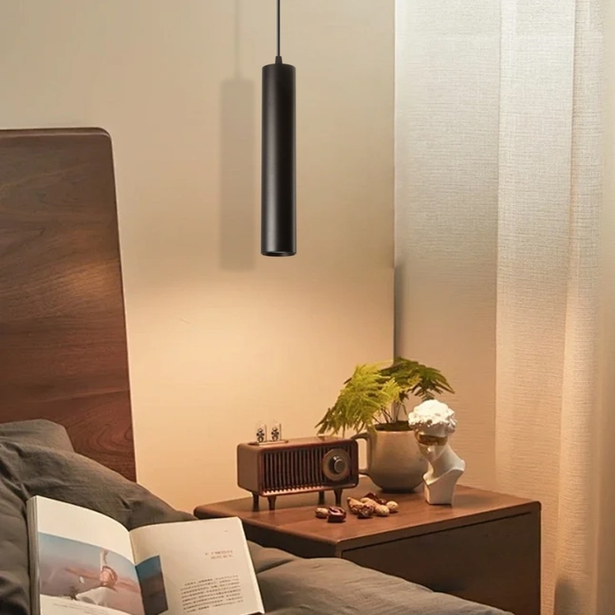 Immax NEO 07271Z - LED RGB+CCT dimmbare Pendelleuchte an Seil NEO PUNTO 1xGU10/4,8W/230V Tuya