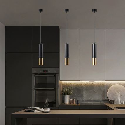 Immax NEO 07273Z - LED RGB+CCT dimmbare Pendelleuchte an Seil NEO PUNTO 1xGU10/4,8W/230V Tuya