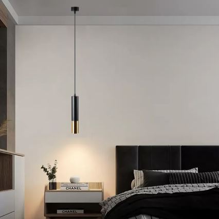 Immax NEO 07273Z - LED RGB+CCT dimmbare Pendelleuchte an Seil NEO PUNTO 1xGU10/4,8W/230V Tuya